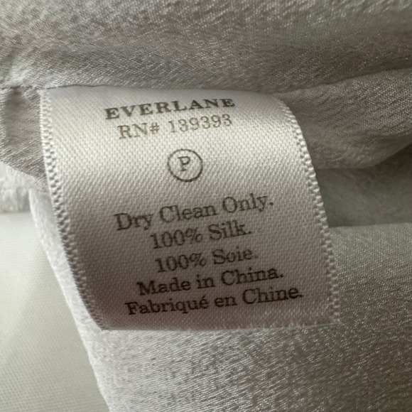 Everlane Gray V Neck Sleeveless Silk Shift‎ Dress Size 2 - Picture 3 of 8